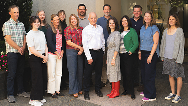 Barr and Windward representatives gathered in front of Windward’s Seattle office to celebrate joining forces.
