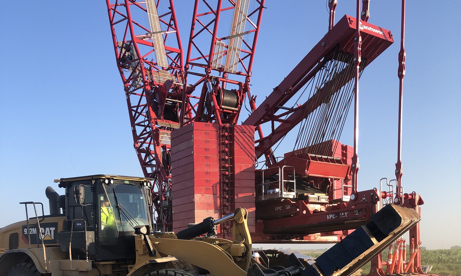 Crane walk for wind project