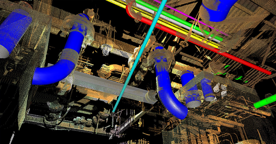 A 3D scan provides a better overall picture of a facility prior to an expansion.